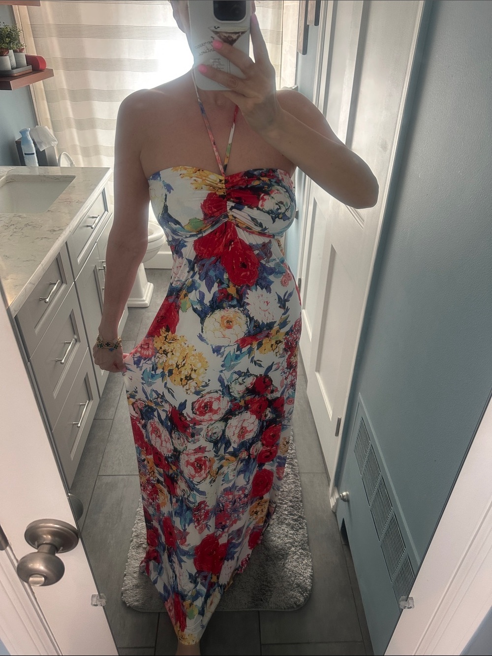 NWT Veronica M Annalynn Maxi Dress. Color Sabrina